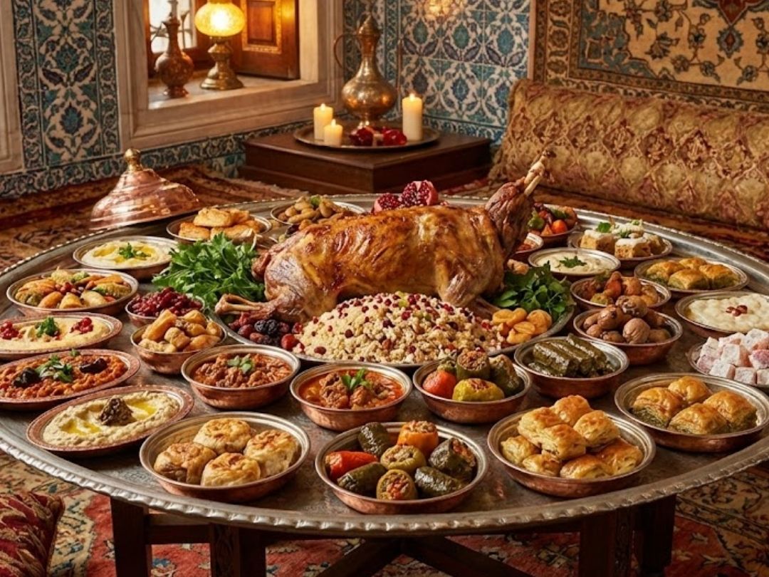 Ottoman Serving Sini